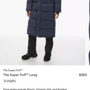 Women super puff long jacket